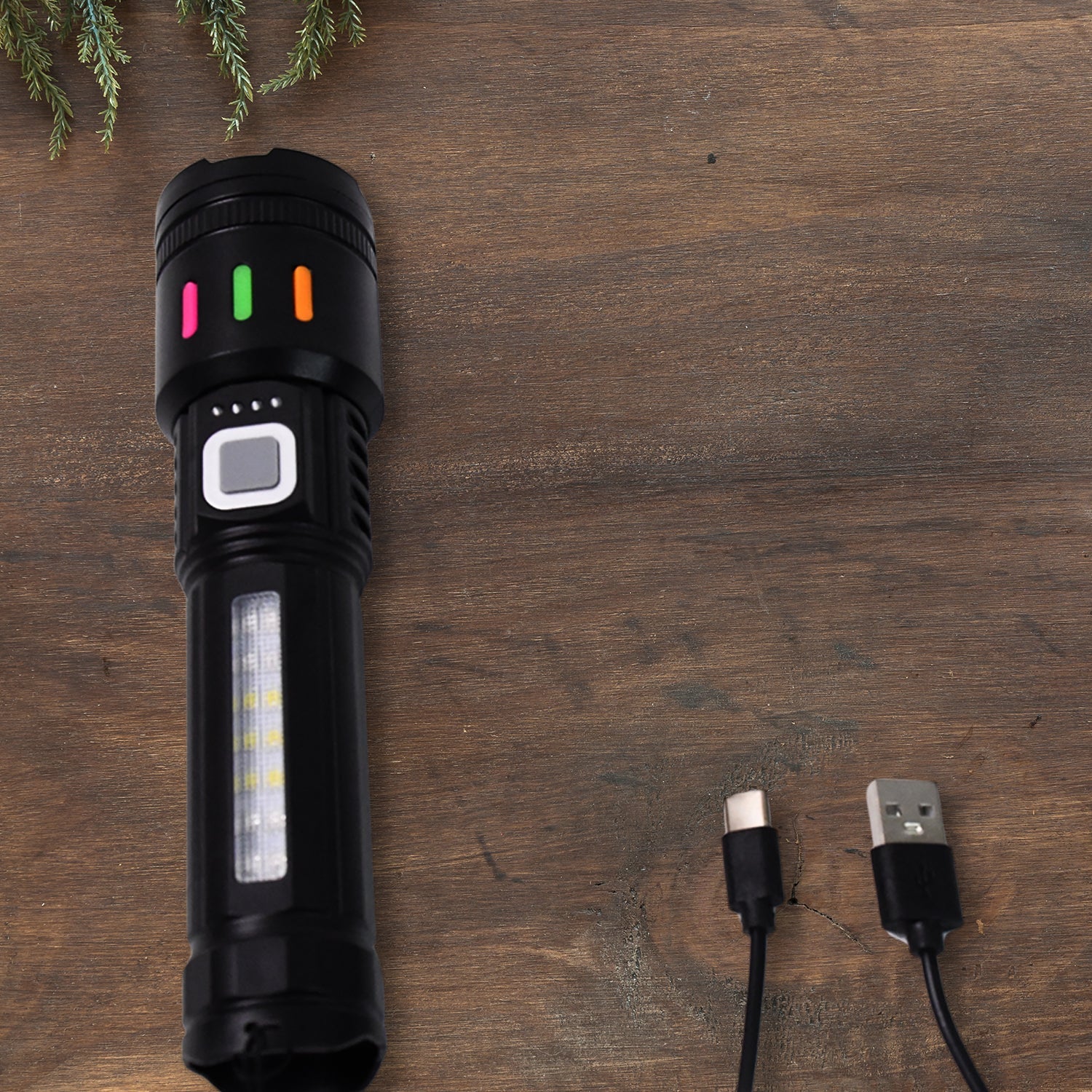 Led Torch High Lumens Fast Charging Flashlight / Torch with Far & Near Zoom (1 Pc) Led Torch High Lumens Fast Charging Flashlight / Torch with Far & Near Zoom (1 Pc)